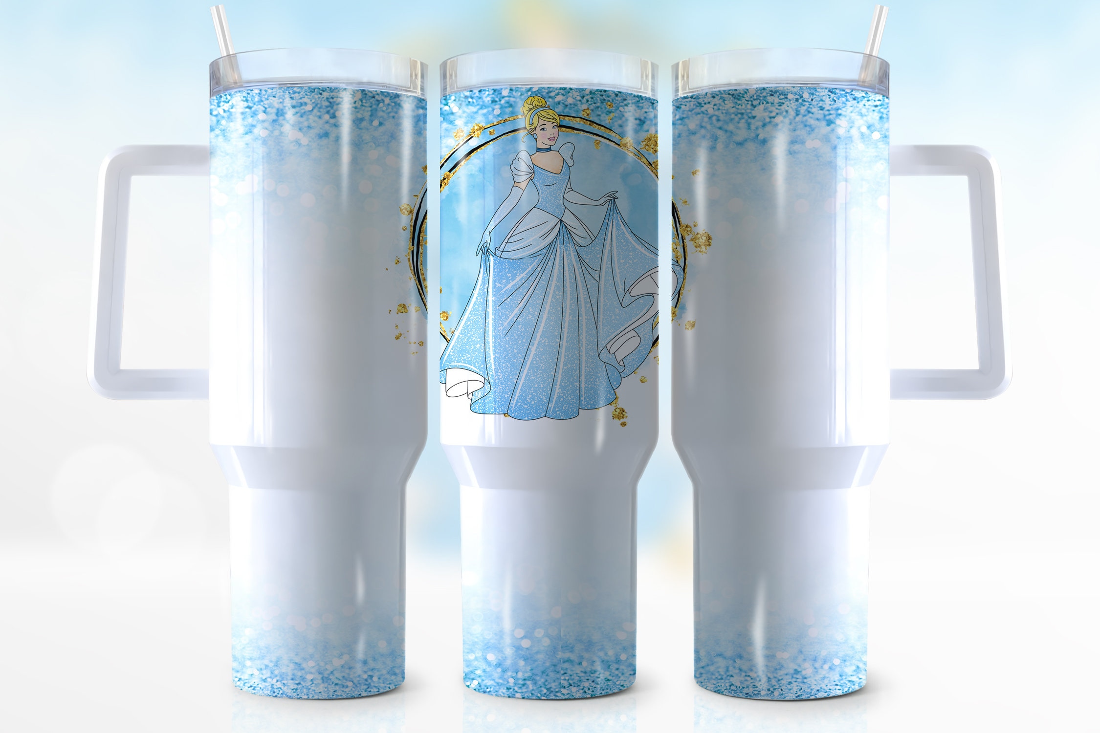 Cinderella Disney Cartoon Custom Stanley Cup 40 oz 30 oz Tumbler With HandleTVC2301943