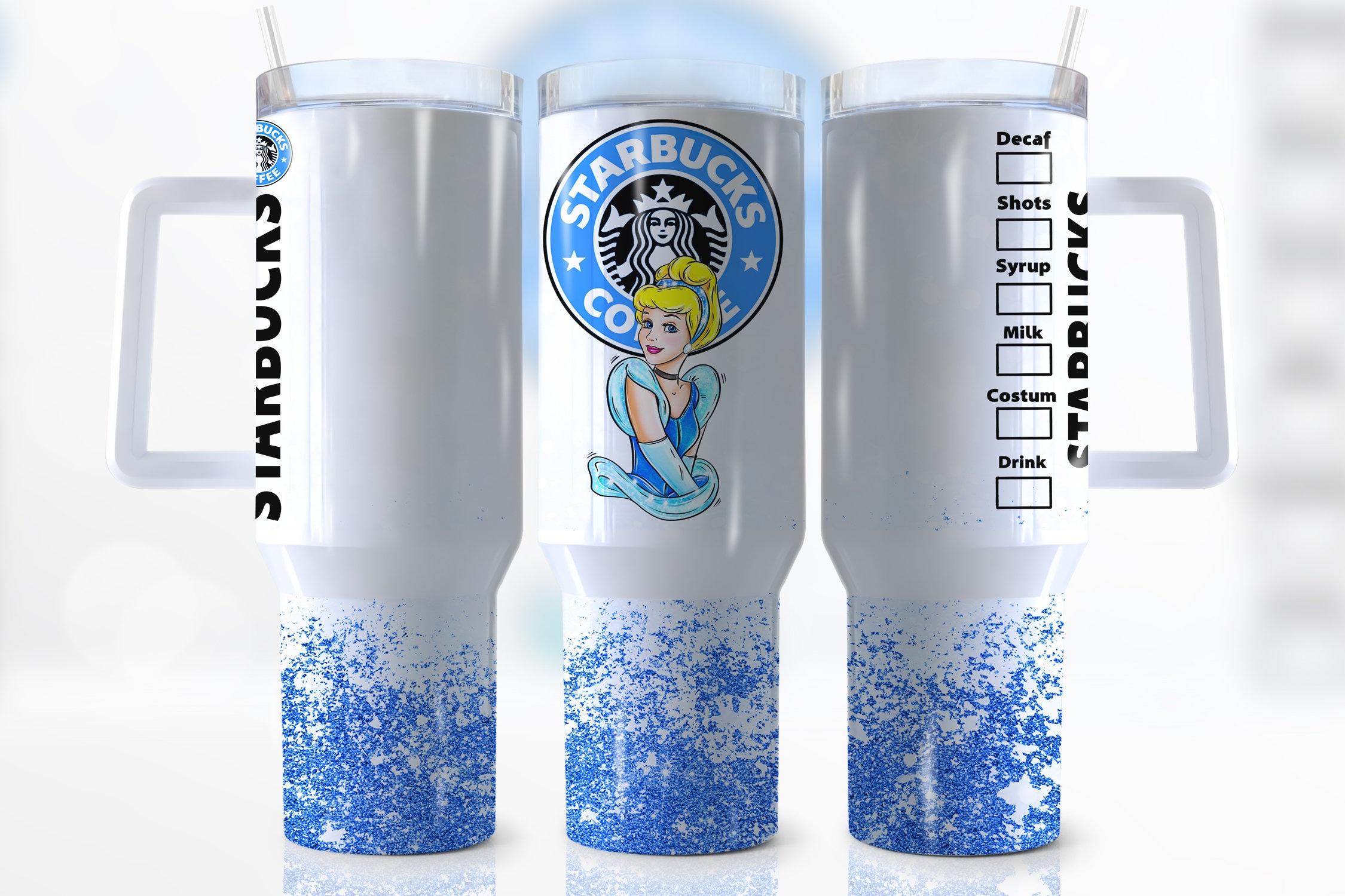Cinderella Disney Cartoon Custom Stanley Cup 40 oz 30 oz Tumbler With HandleTVC2301944