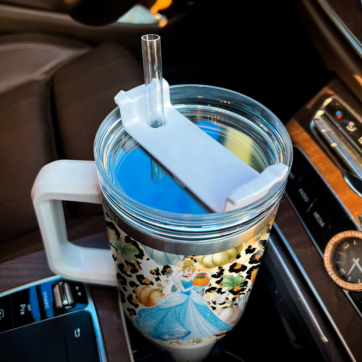 Cinderella Disney Princess Cartoon Custom Stanley Cup 40 oz 30 oz Tumbler With HandleTVC2301814 - Image 4