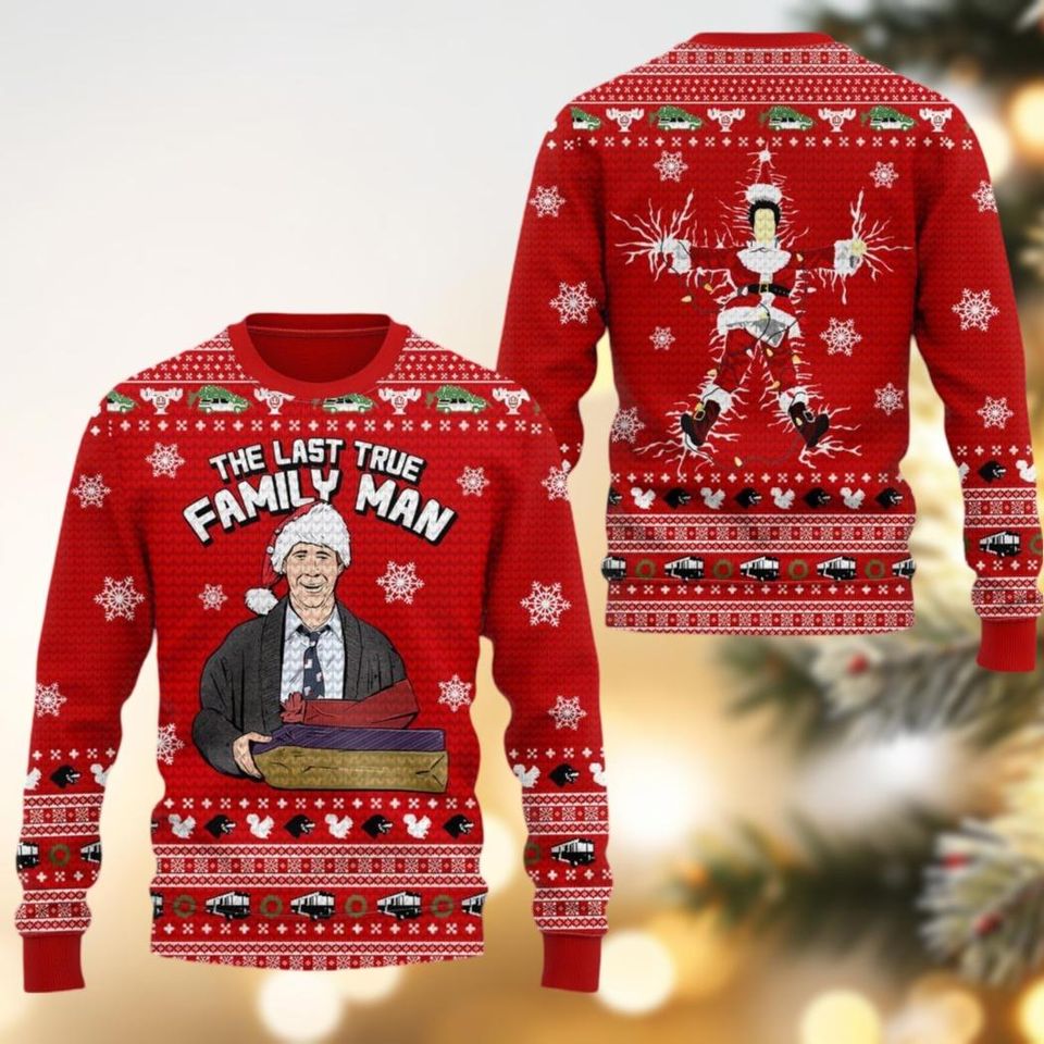 Clark Griswold Christmas Ugly Sweater, Christmas Movie Holiday Sweater