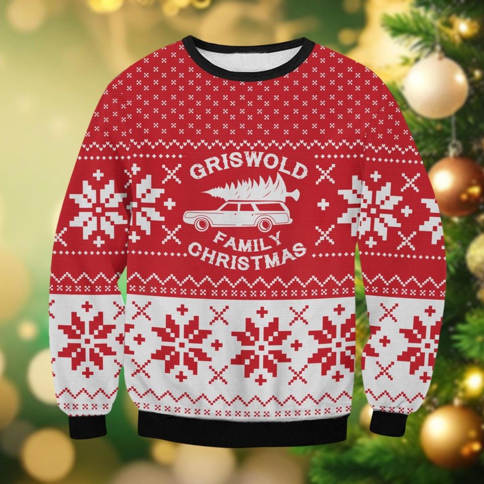 Clark Griswold Christmas Ugly Sweater, National Lampoon's Xmas Sweater