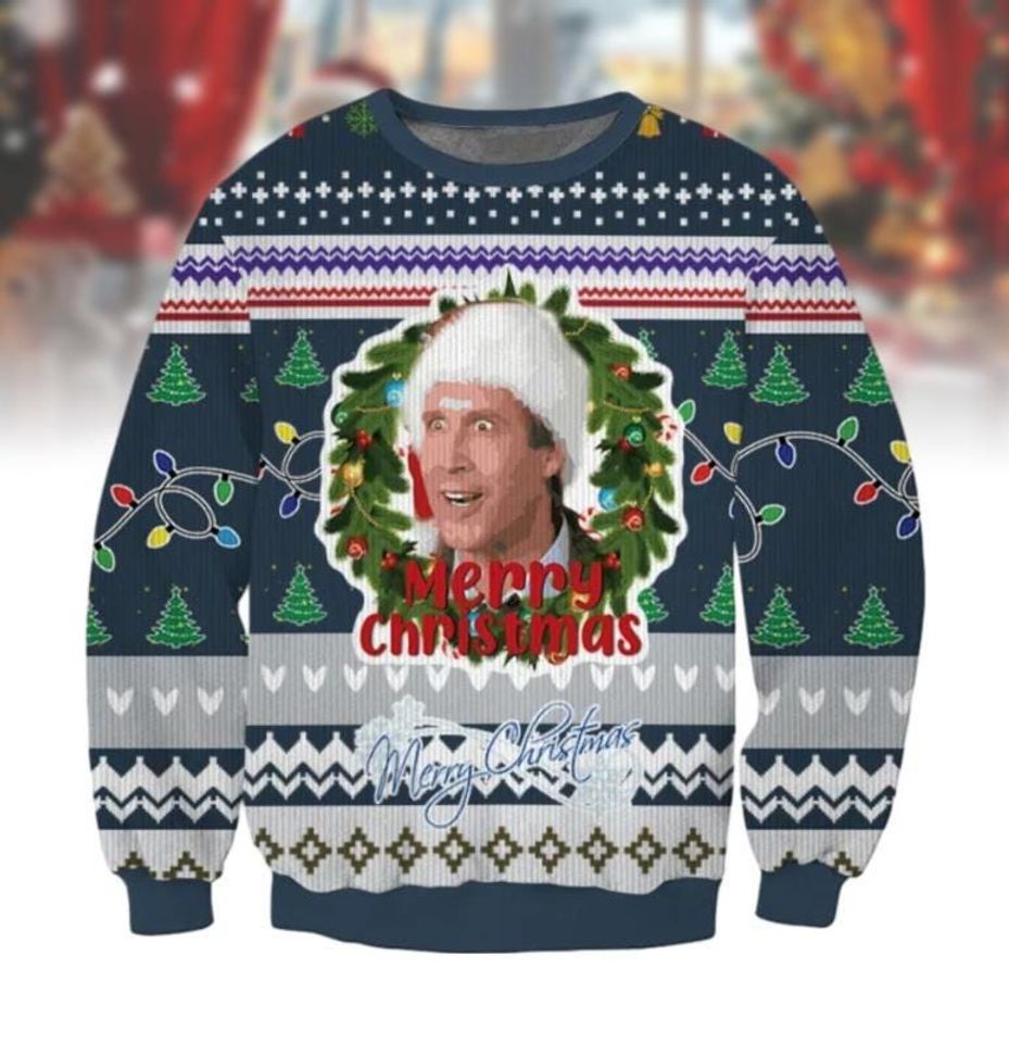 Clark Griswold Ugly Christmas Sweater, National Lampoons Christmas Vacation