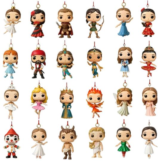 Classic Ballet Show Advent Calendar 2025, 24 Day Ballet Figurines, Christmas Countdown - Image 8