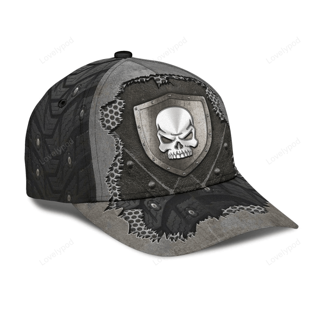 Classic Cap Hat For Skull Lover, Baseball Skulls Cap Hat Skull Lover Gifts Trucker Hats Custom Hats Gifts For Men & Women
