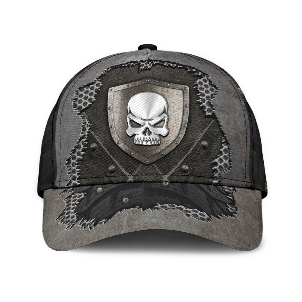 Classic Cap Hat For Skull Lover, Baseball Skulls Cap Hat Skull Lover Gifts Trucker Hats Custom Hats Gifts For Men & Women