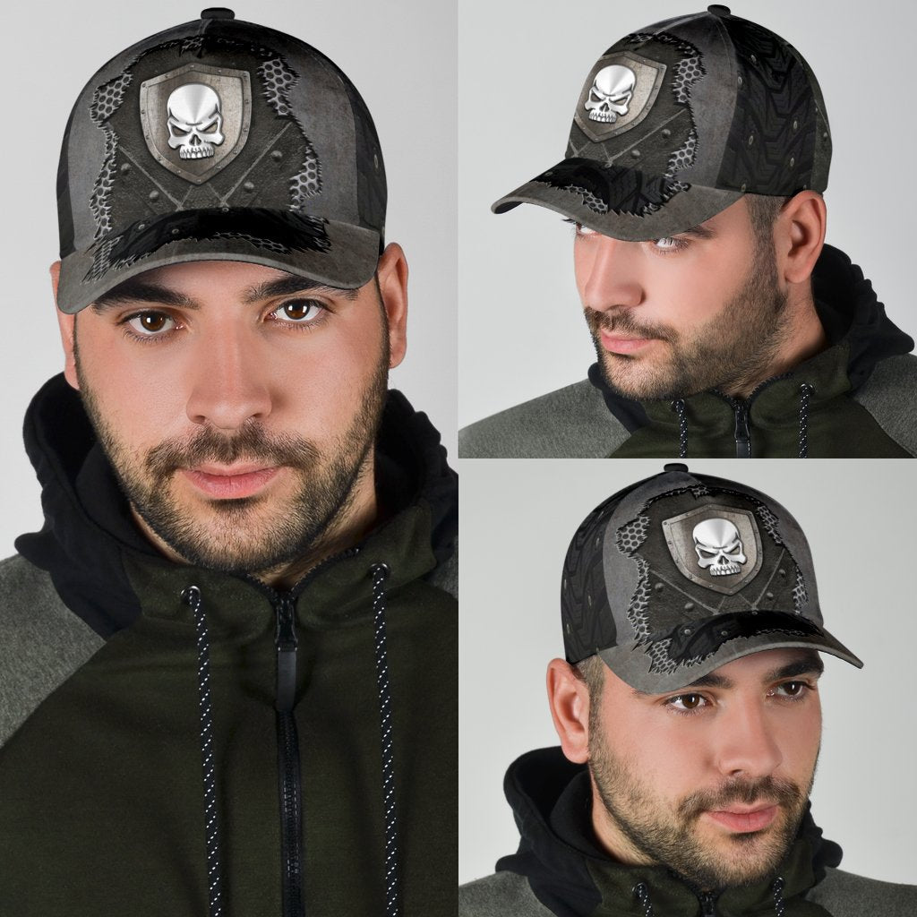 Classic Cap Hat For Skull Lover, Baseball Skulls Cap Hat Skull Lover Gifts Trucker Hats Custom Hats Gifts For Men & Women