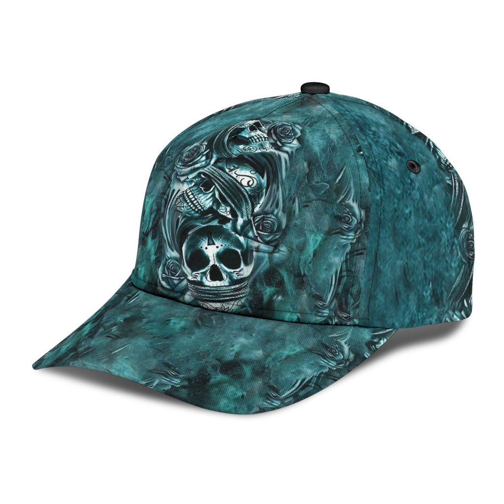 Classic Cap With Skull, Skull Baseball Hat For Men Women, Gift For Skull Lovers Trucker Hats Custom Hats Gifts For Men & Women