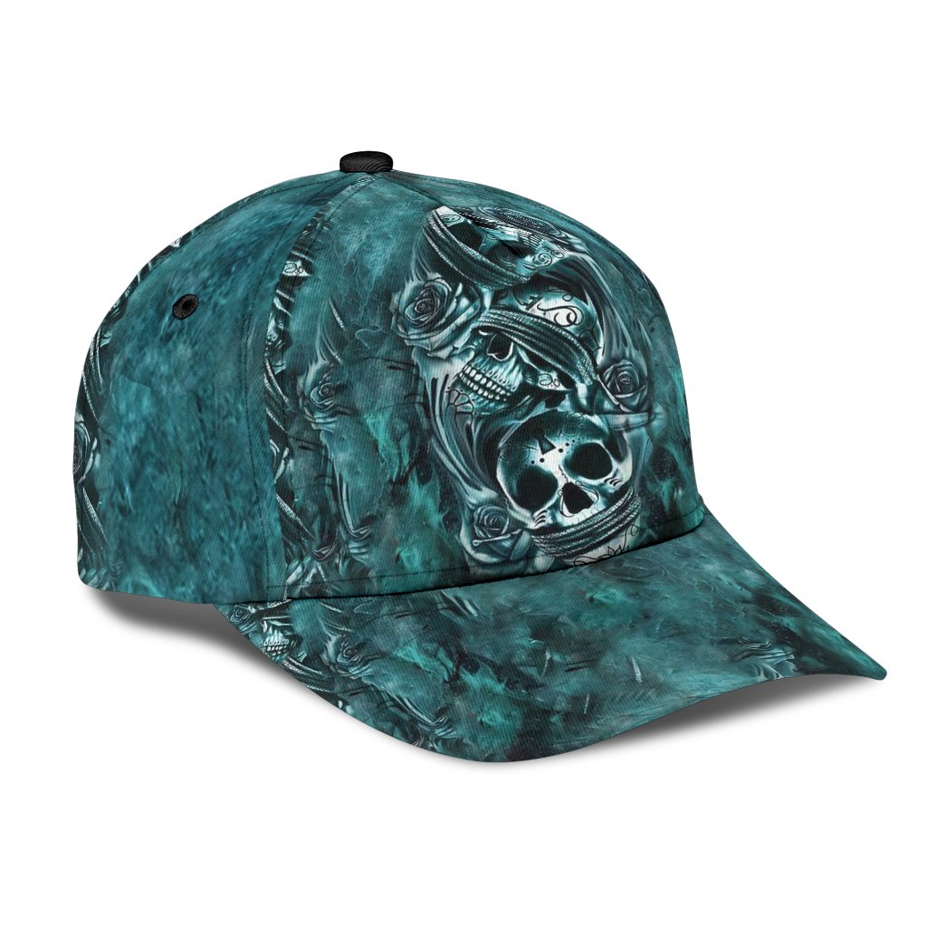 Classic Cap With Skull, Skull Baseball Hat For Men Women, Gift For Skull Lovers Trucker Hats Custom Hats Gifts For Men & Women