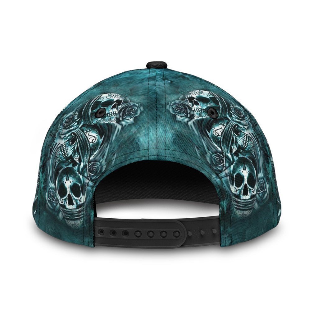 Classic Cap With Skull, Skull Baseball Hat For Men Women, Gift For Skull Lovers Trucker Hats Custom Hats Gifts For Men & Women