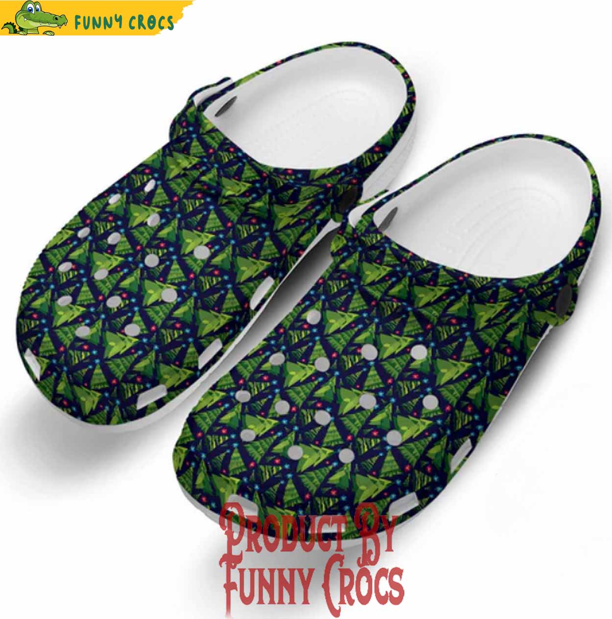 Classic Cool Christmas Tree Crocs Crocband Clogs Shoes Comfortable For Men Women and Kids