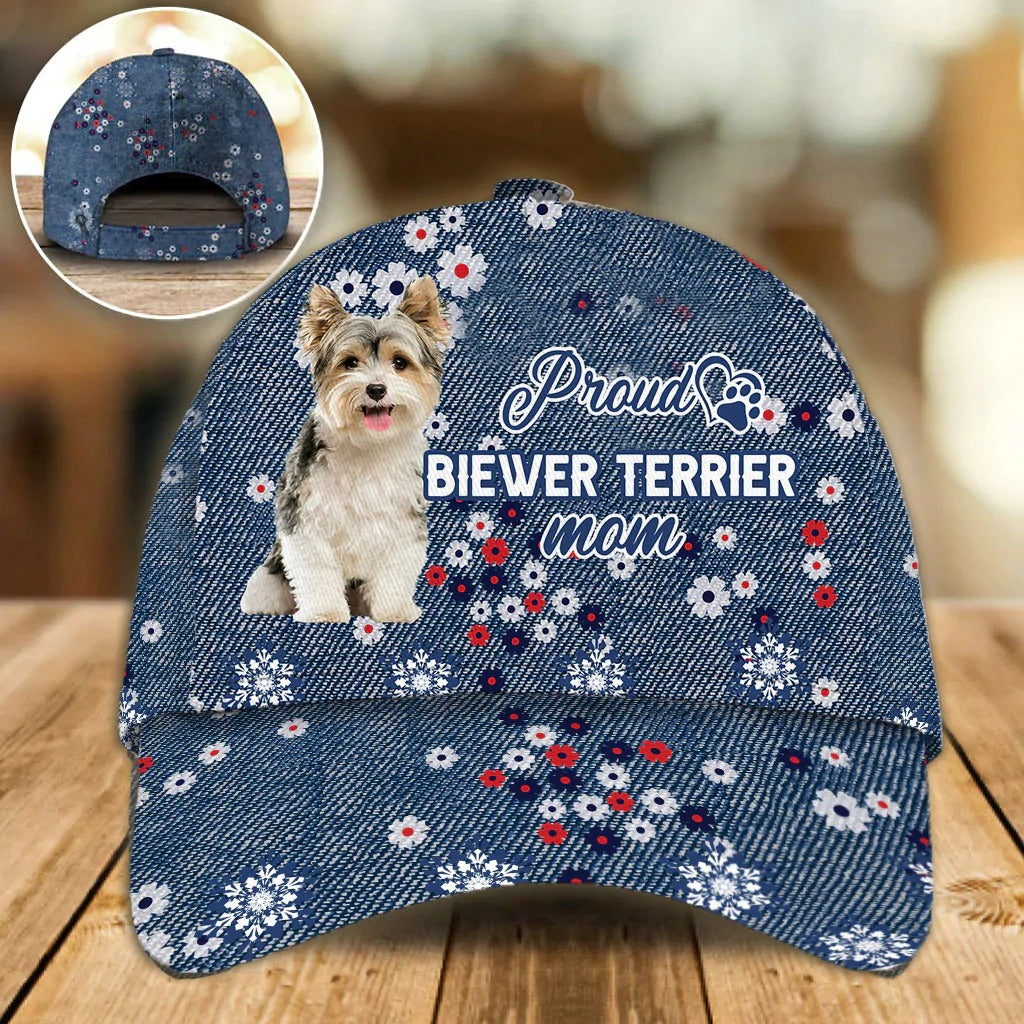 Classic Proud Dog Mom Cap, Baseball Cap Hat Proud With Dog Bread, Women'S Cap Hat Trucker Hats Custom Hats Gifts For Men & Women