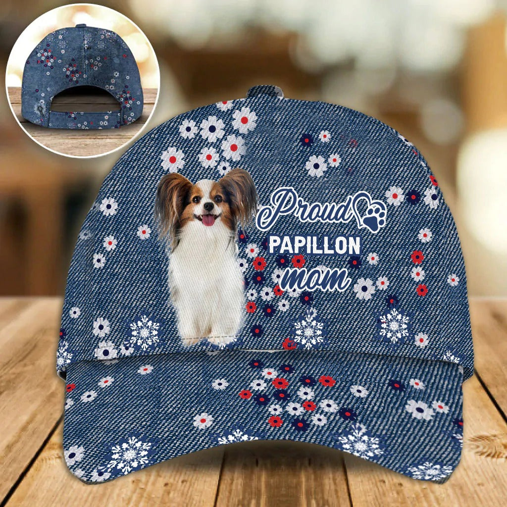 Classic Proud Dog Mom Cap, Baseball Cap Hat Proud With Dog Bread, Women'S Cap Hat Trucker Hats Custom Hats Gifts For Men & Women