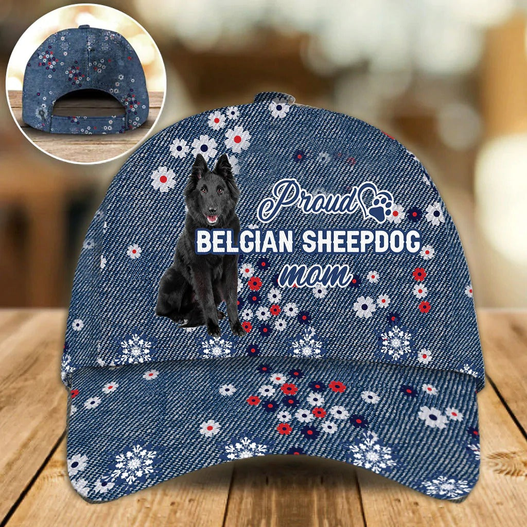Classic Proud Dog Mom Cap, Baseball Cap Hat Proud With Dog Bread, Women'S Cap Hat Trucker Hats Custom Hats Gifts For Men & Women