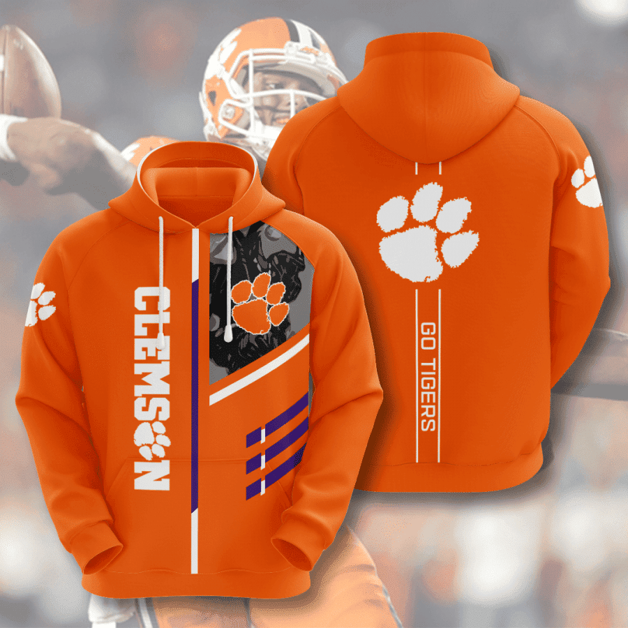Clemson Tigers 3D All Over Print Hoodie, Zip Hoodie