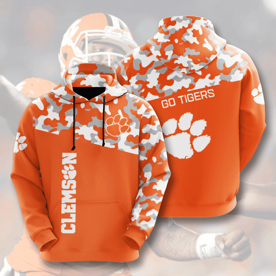 Clemson Tigers 3D All Over Print Hoodie, Zip Hoodie