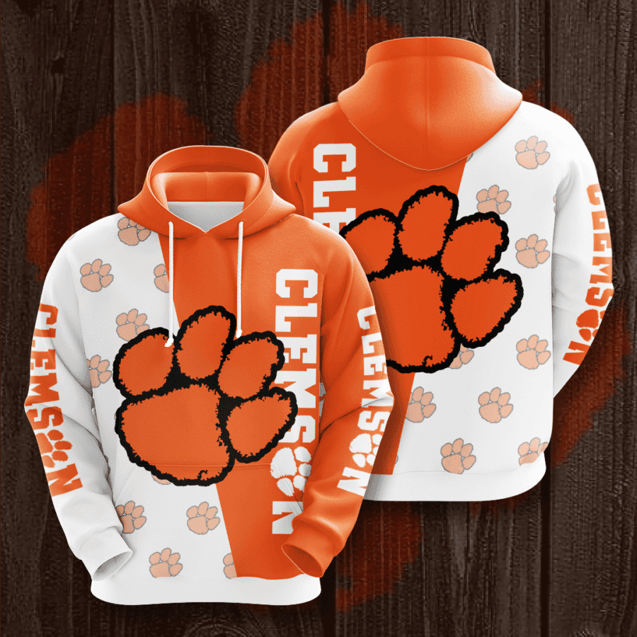 Clemson Tigers 3D All Over Print Hoodie, Zip Hoodie