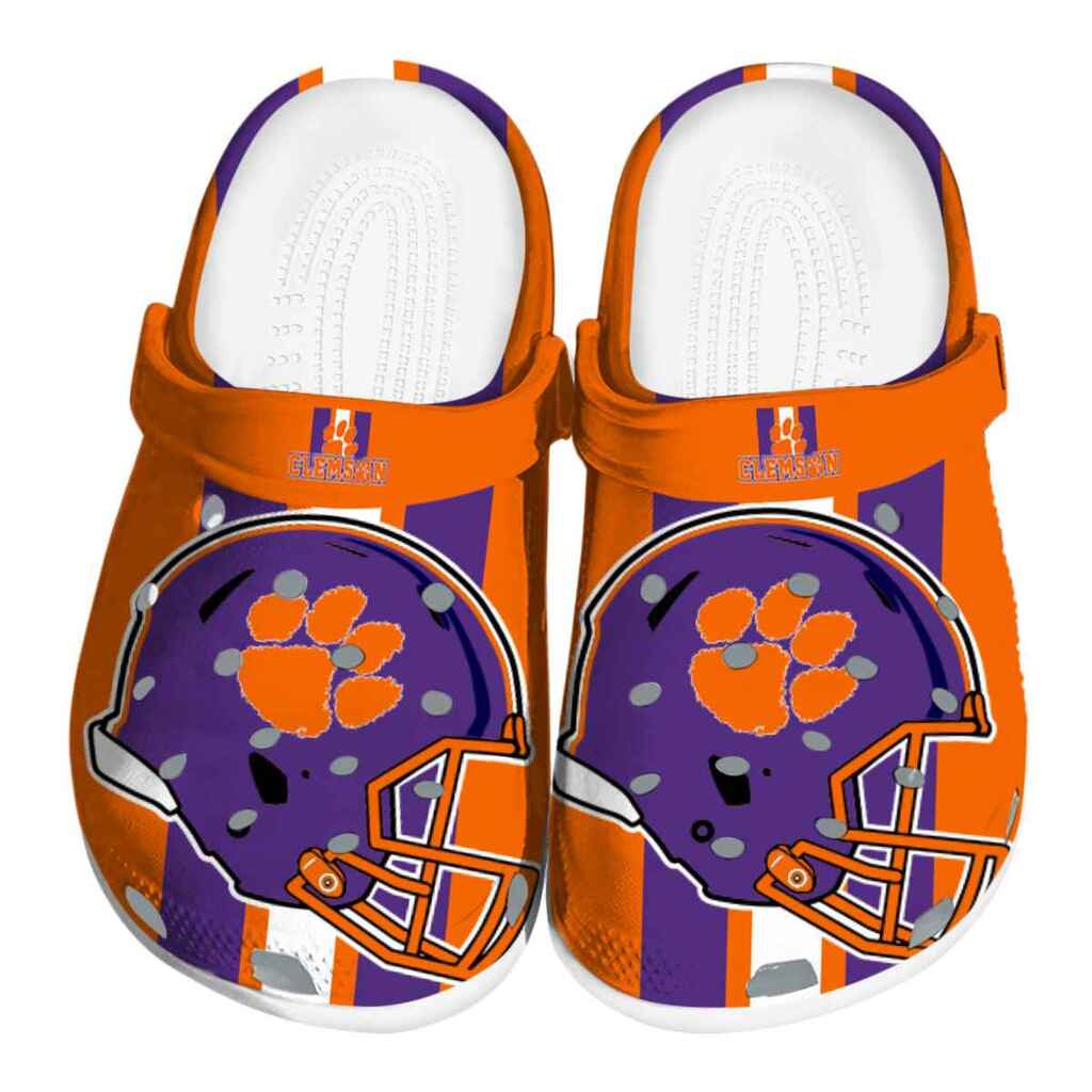 Clemson Tigers Helmet Stripes ClogTVC180101