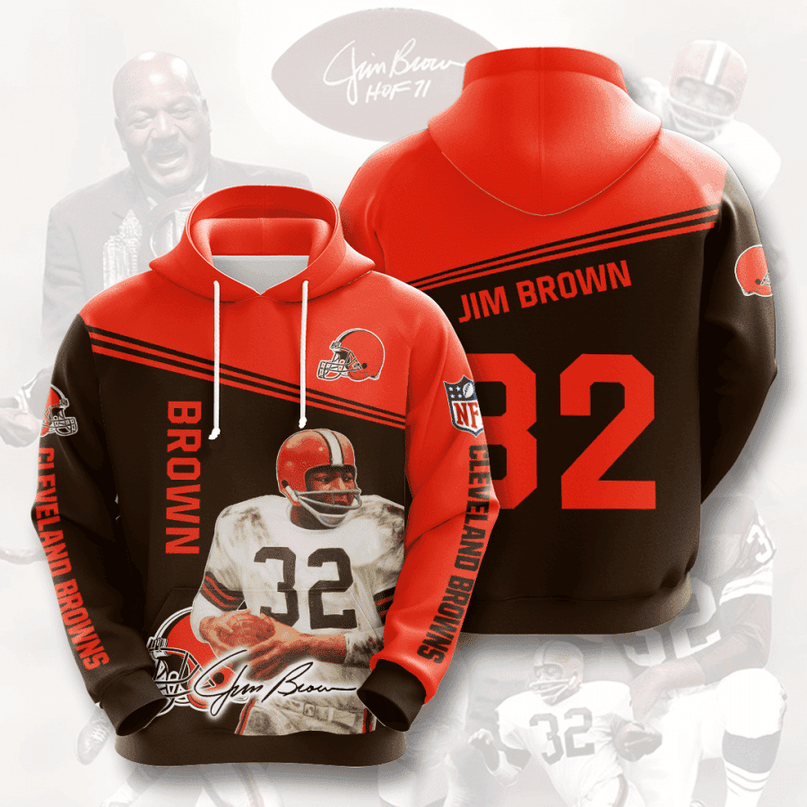 Cleveland Browns 3D All Over Print Hoodie, Zip Hoodie