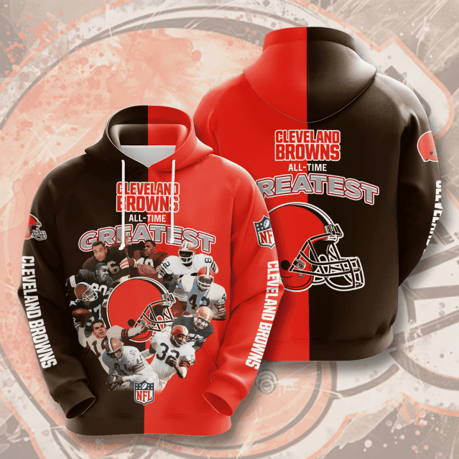 Cleveland Browns 3D All Over Print Hoodie, Zip Hoodie