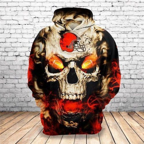 Cleveland Browns 3D All Over Print Hoodie, Zip Hoodie