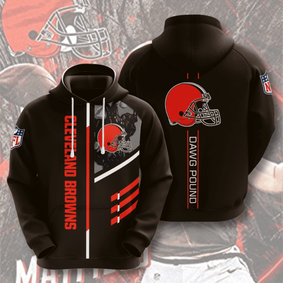 Cleveland Browns American Football 3D All Over Print Hoodie, Zip Hoodie