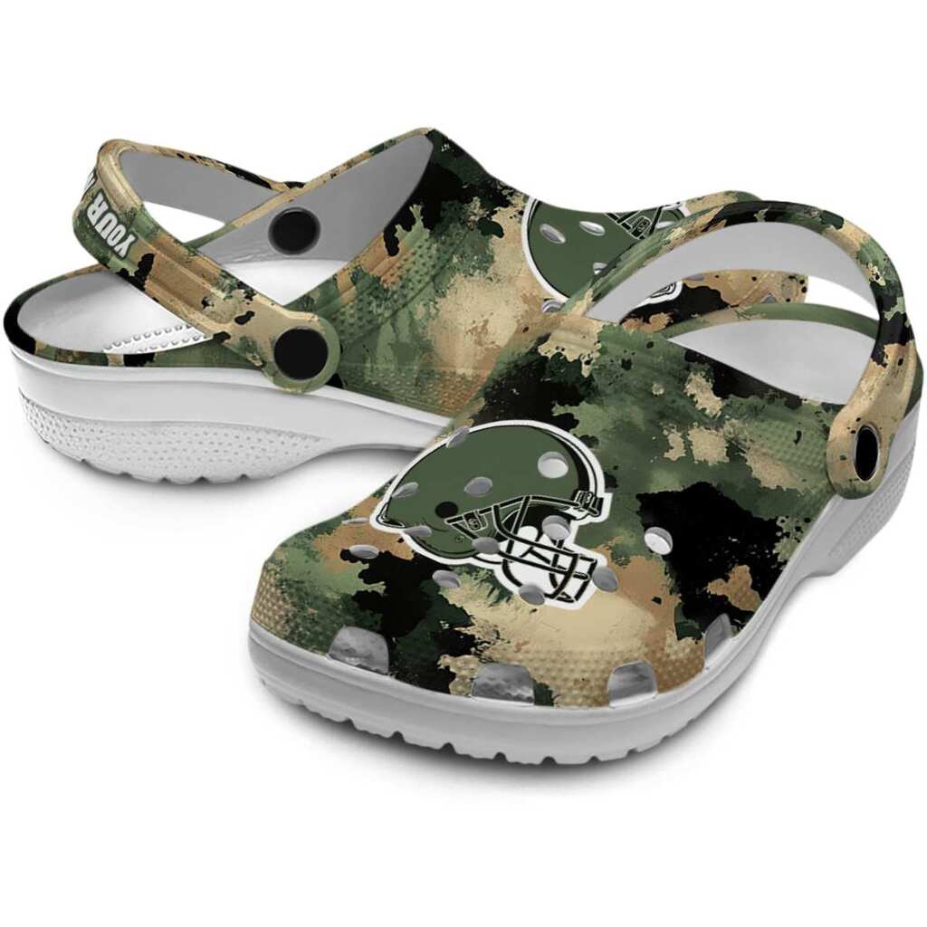 Cleveland Browns Camouflage Craze ClogTVC1801955 - Image 3
