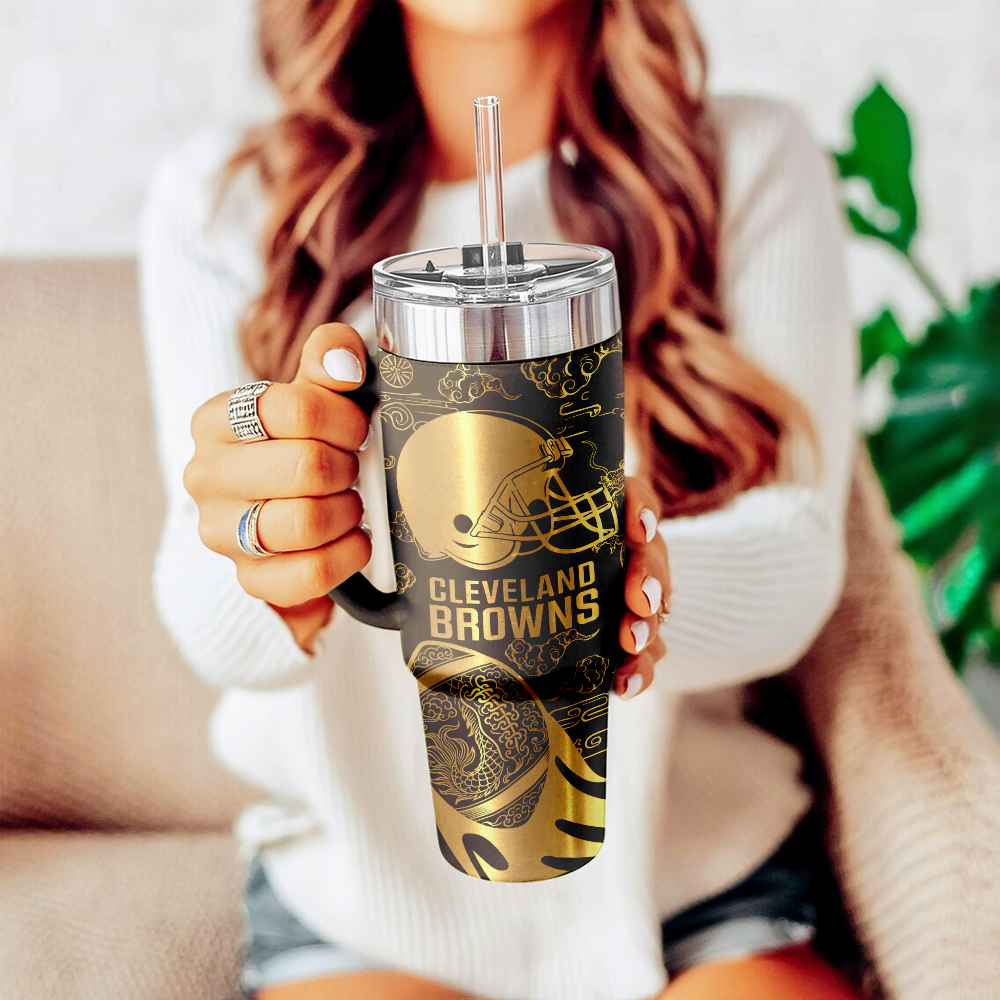 Cleveland Browns Custom Stanley Cup 40 oz 30 oz Tumbler With HandleTVC2301107 - Image 5