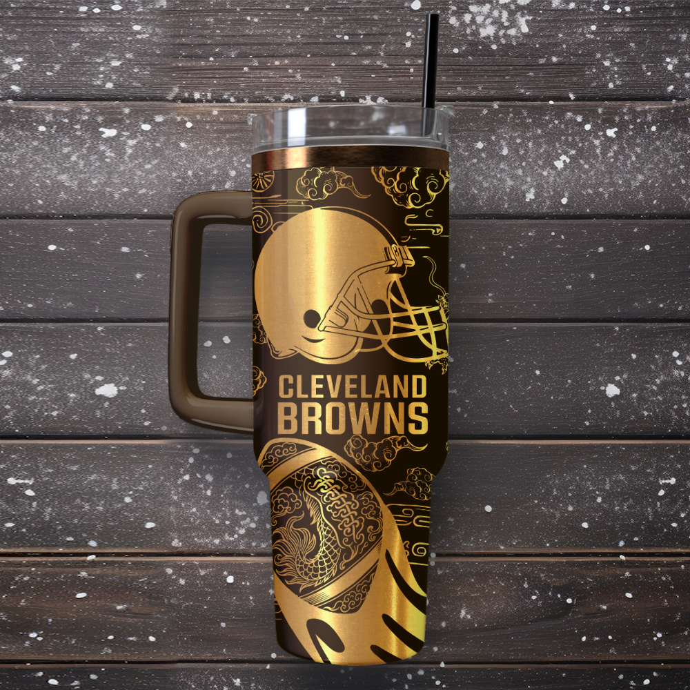 Cleveland Browns Custom Stanley Cup 40 oz 30 oz Tumbler With HandleTVC2301107 - Image 3