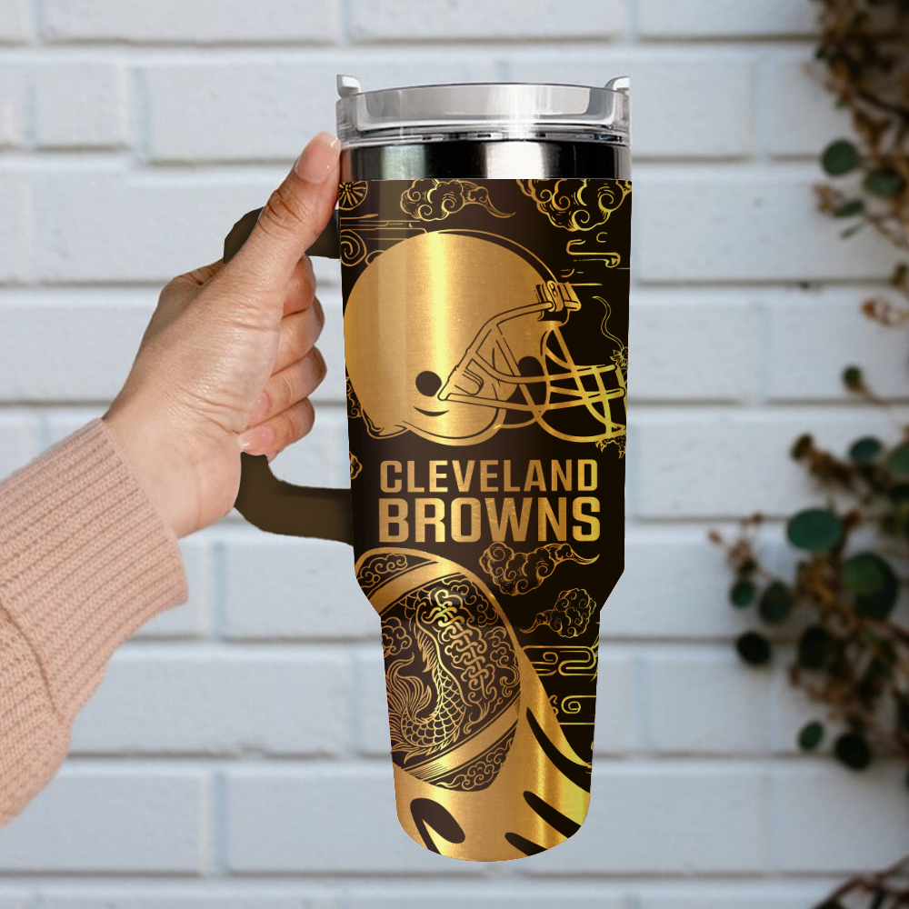 Cleveland Browns Custom Stanley Cup 40 oz 30 oz Tumbler With HandleTVC2301107 - Image 4