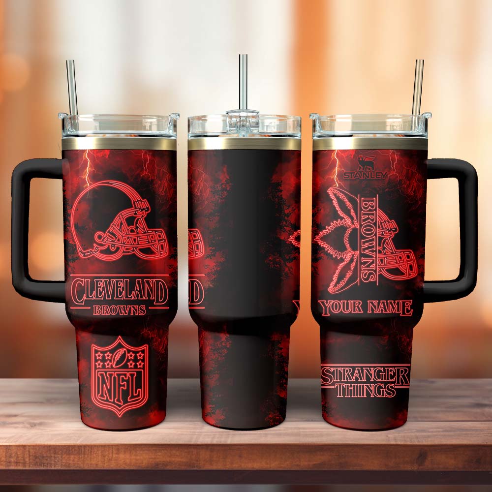 Cleveland Browns Custom Stanley Cup 40 oz 30 oz Tumbler With HandleTVC230187 - Image 4