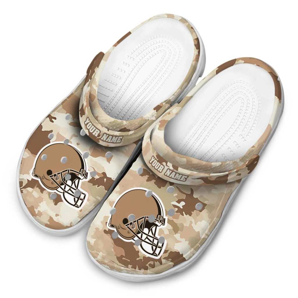 Cleveland Browns Desert Camo ClogTVC1801947 - Image 4