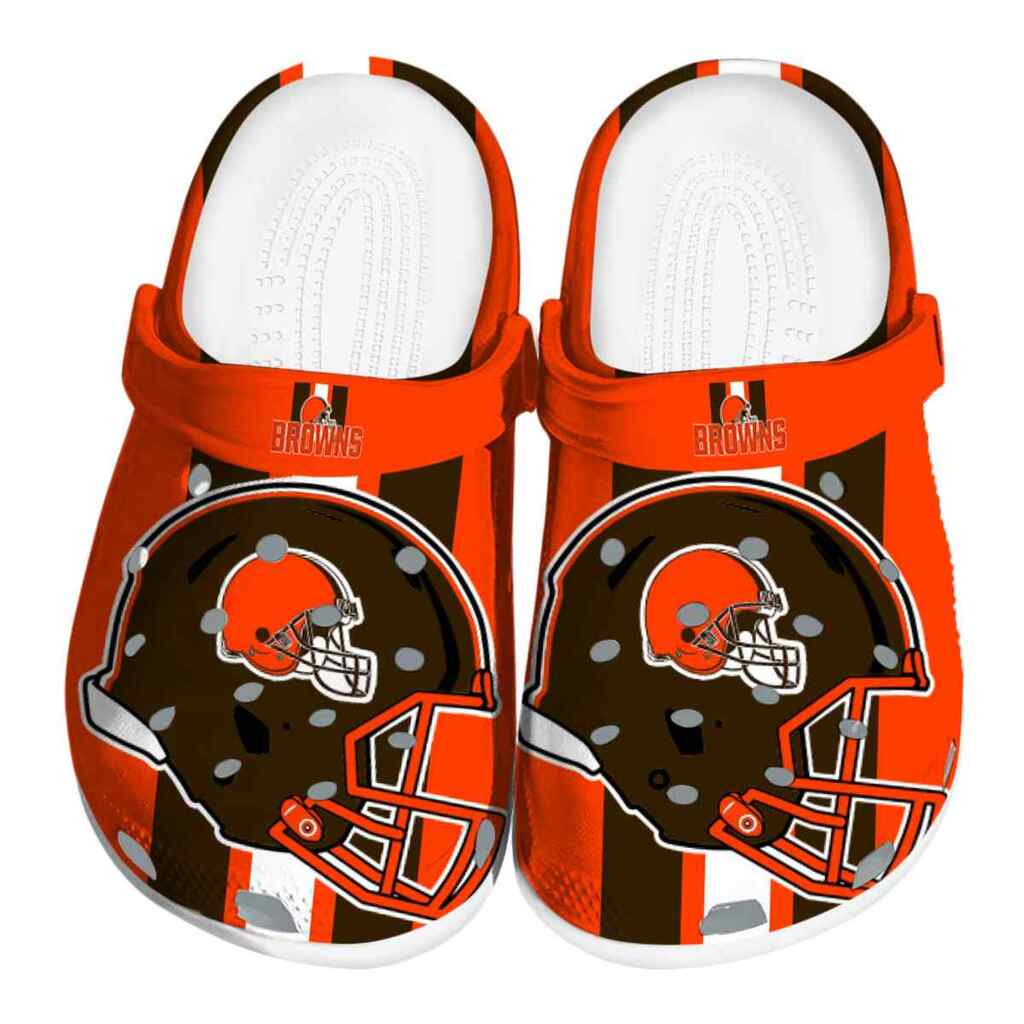 Cleveland Browns Helmet Stripes ClogTVC1801986