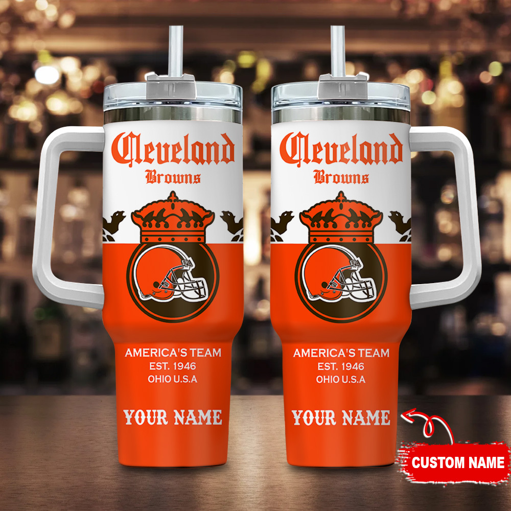 Cleveland Browns NFL Corona Extra Custom Stanley Cup 40 oz 30 oz Tumbler With HandleTVC2301112