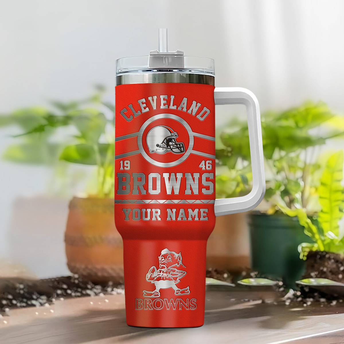 Cleveland Browns NFL Custom Stanley Cup 40 oz 30 oz Tumbler With HandleTVC230152 - Image 2
