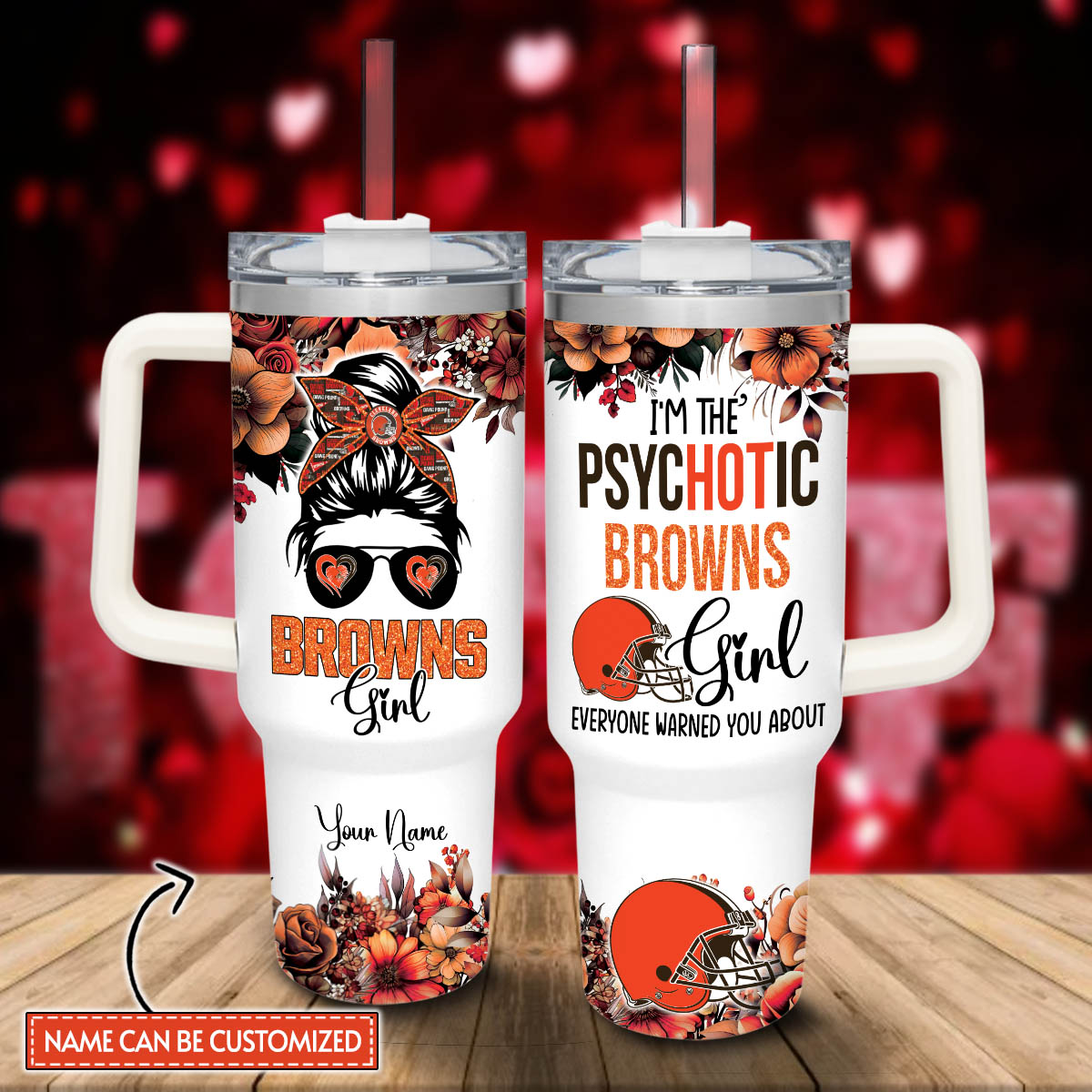Cleveland Browns NFL Custom Stanley Cup 40 oz 30 oz Tumbler With HandleTVC2301812