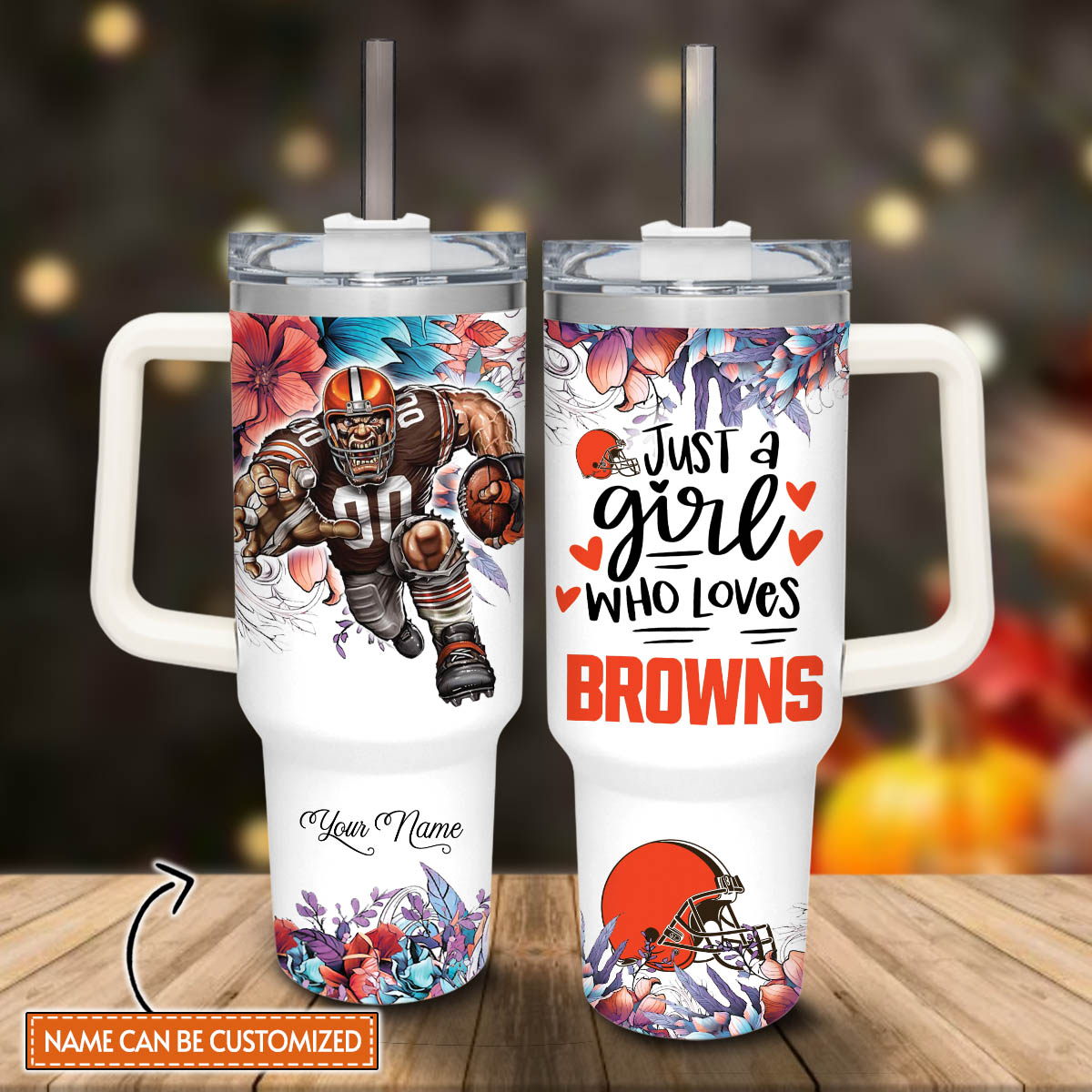 Cleveland Browns NFL Custom Stanley Cup 40 oz 30 oz Tumbler With HandleTVC2301814