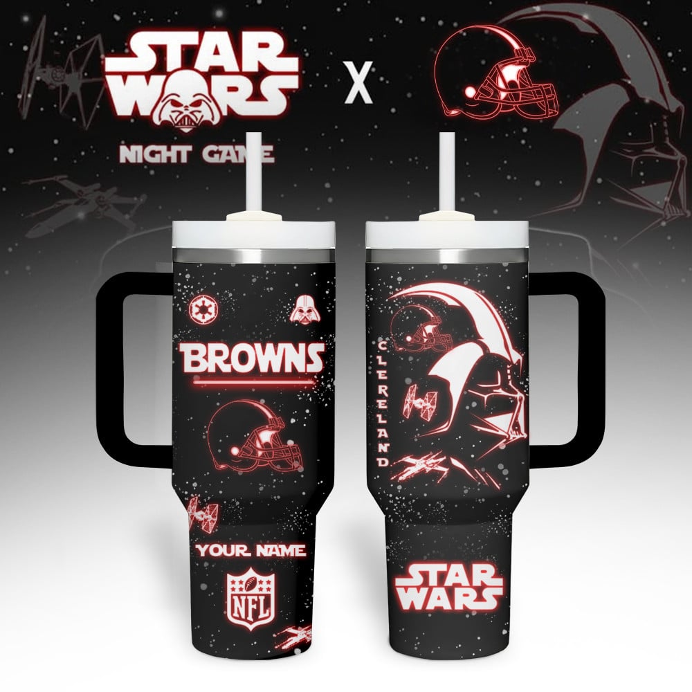 Cleveland Browns NFL Custom Stanley Cup 40 oz 30 oz Tumbler With HandleTVC230199