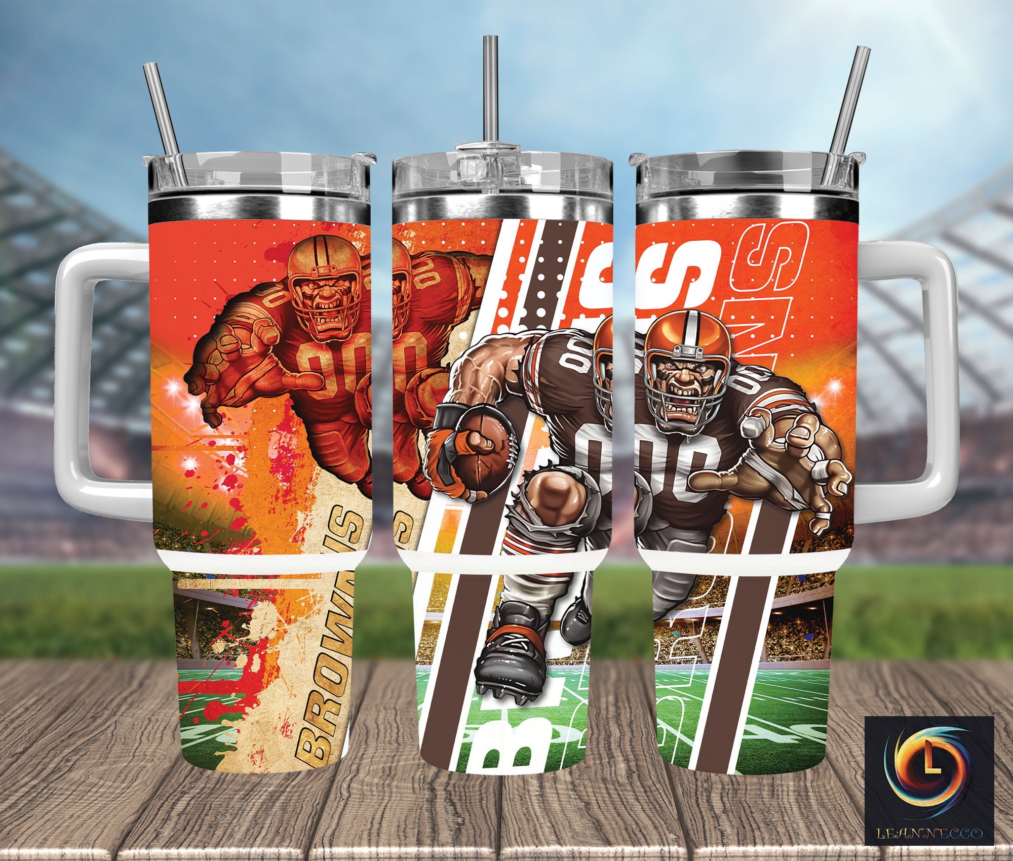 Cleveland Browns NFL Mascot Custom Stanley Cup 40 oz 30 oz Tumbler With HandleTVC2301987