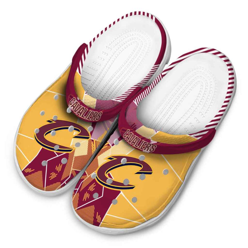 Cleveland Cavaliers Geometric Background ClogTVC1801915 - Image 4