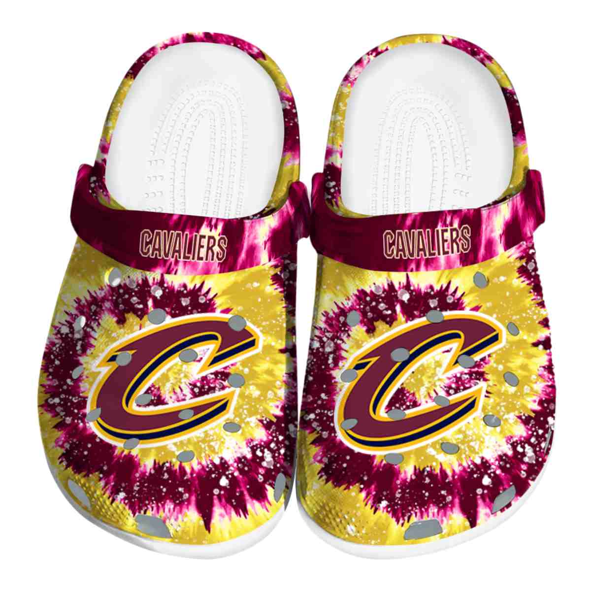 Cleveland Cavaliers NBA Sport Crocs Crocband Clogs Shoes Comfortable For Men Women and Kids