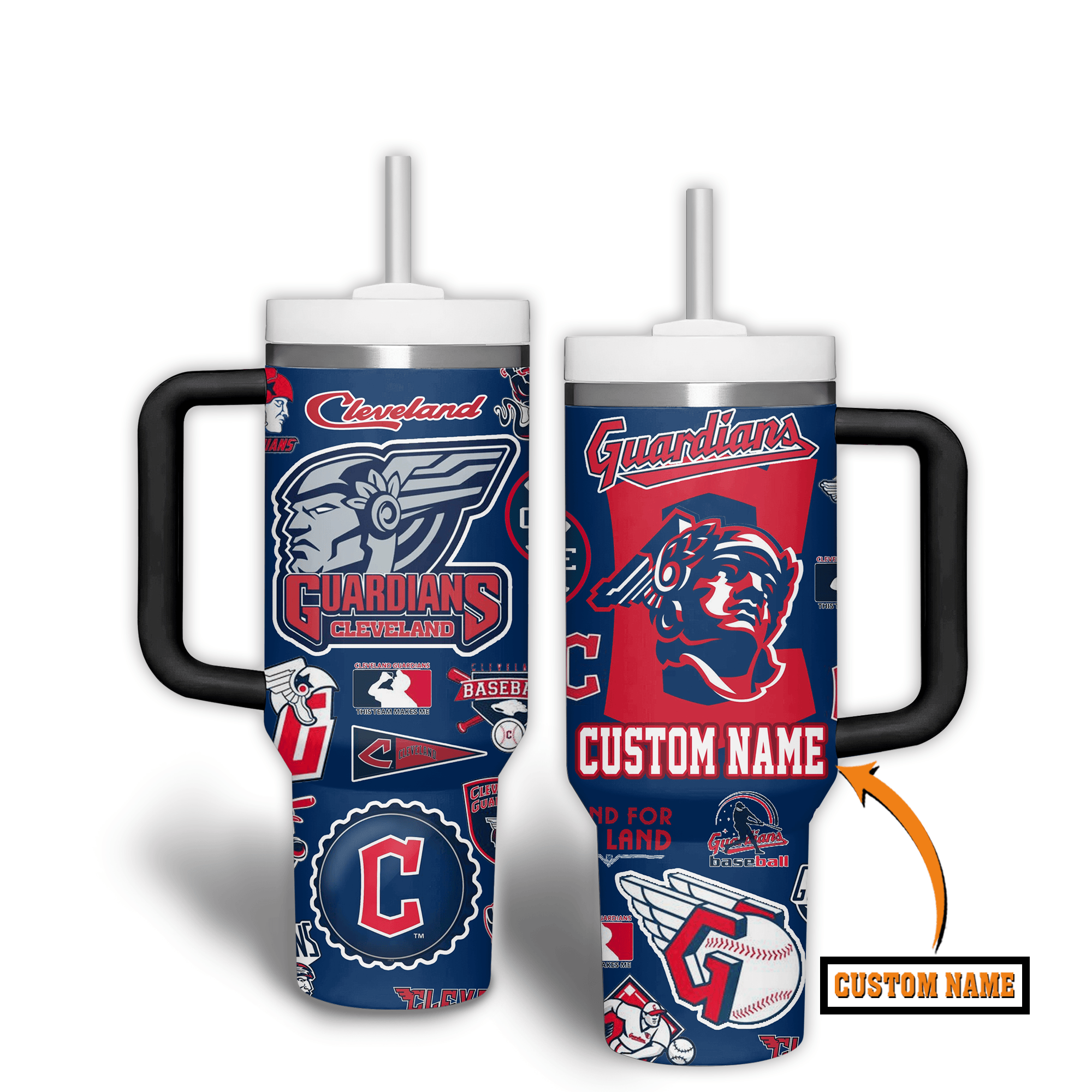 Cleveland Guardians MLB Custom Stanley Cup 40 oz 30 oz Tumbler With HandleTVC2301510