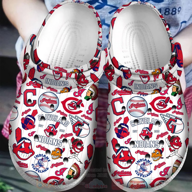 Cleveland Guardians MLB Sport Crocs Crocband Clogs Shoes Comfortable For Men Women and Kids