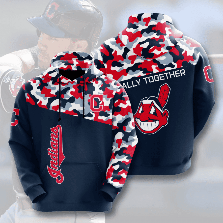 Cleveland Indians 3D All Over Print Hoodie, Zip Hoodie
