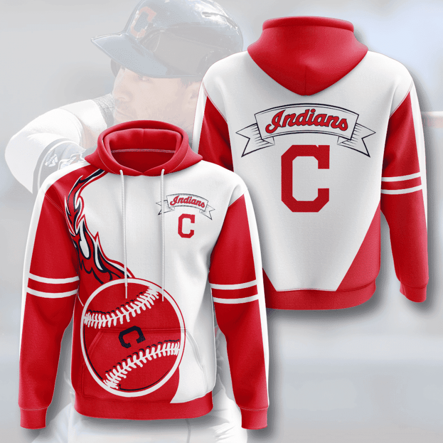 Cleveland Indians 3D All Over Print Hoodie, Zip Hoodie