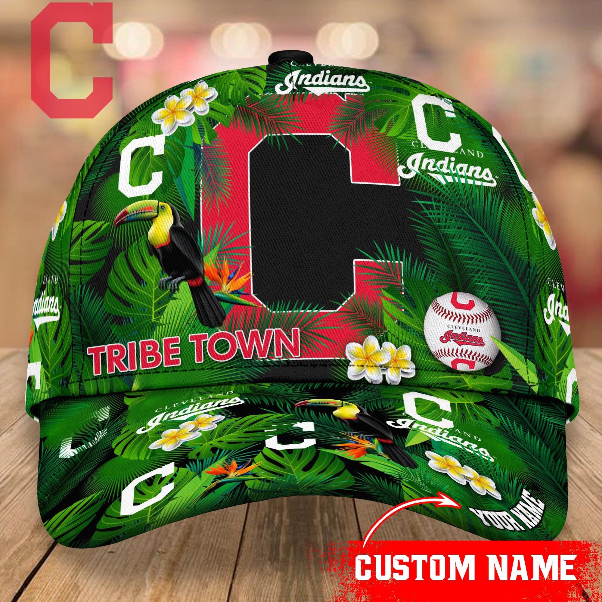 Cleveland Indians Custom Name Classic, Baseball Caps Trucker Hats Custom Hats Gifts For Men & Women