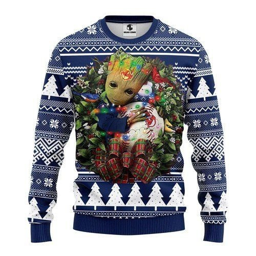 Cleveland Indians Grateful Dead For Unisex Ugly Christmas Sweater Adult 3D Funny Matching for family