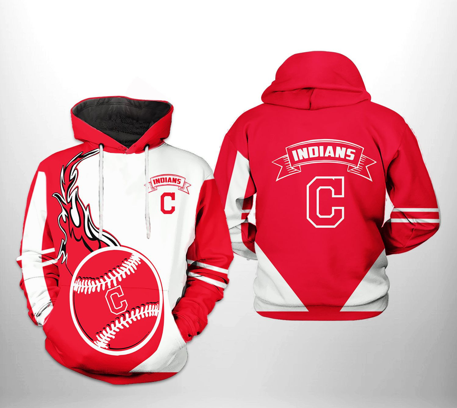 Cleveland Indians MLB Classic 3D All Over Print Hoodie, Zip Hoodie