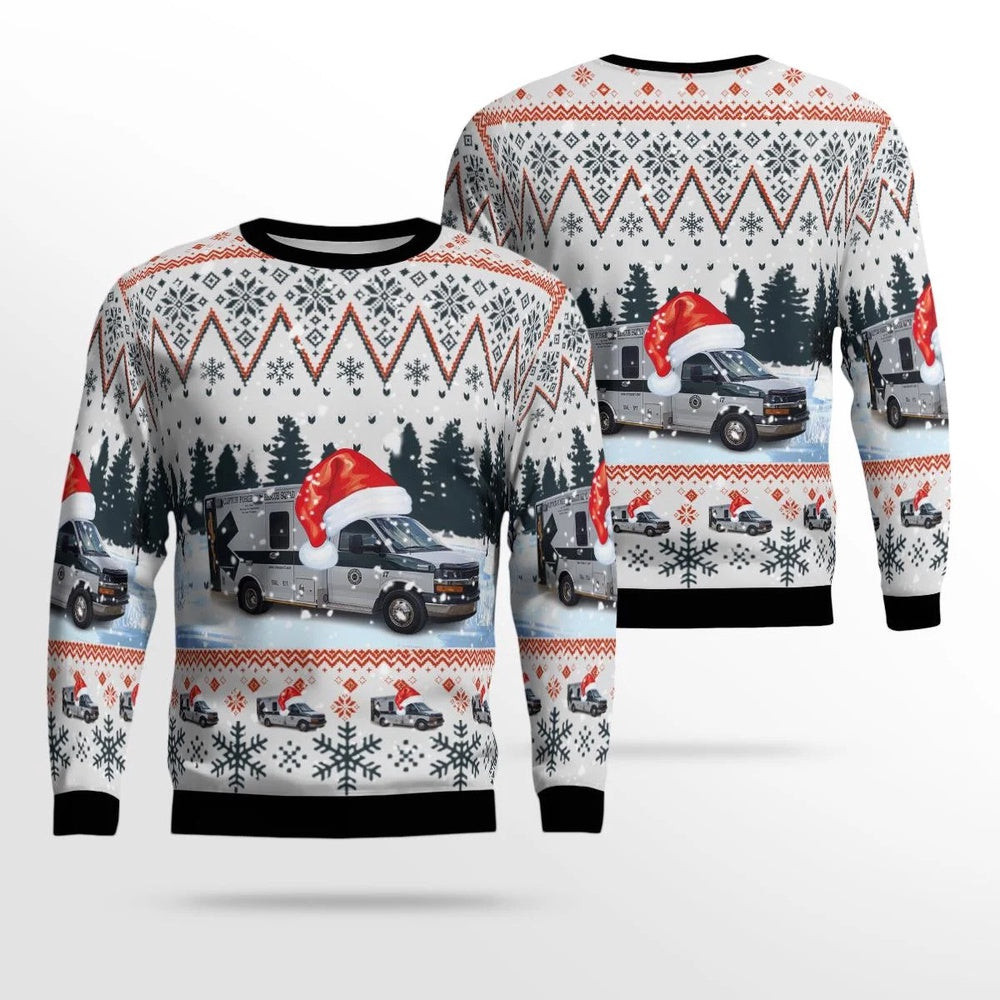 Clifton Forge Virginia Clifton Forge Rescue Squad Inc AOP Ugly Sweater Xmas Unisex Sweater Christmas Gifts For Men Women