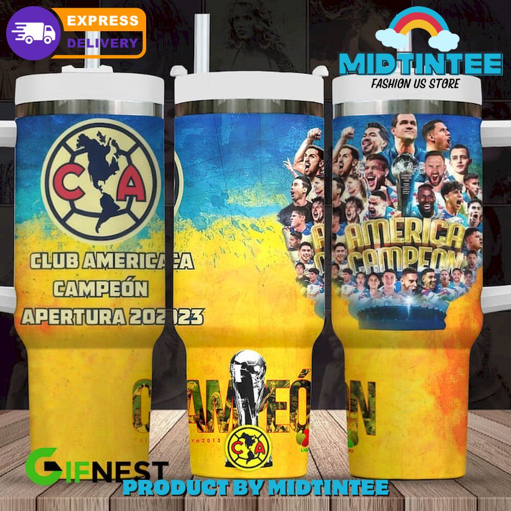 Club America Campeon Apertura 2023 Custom Stanley Cup 40 oz 30 oz Tumbler With HandleTVC2301905