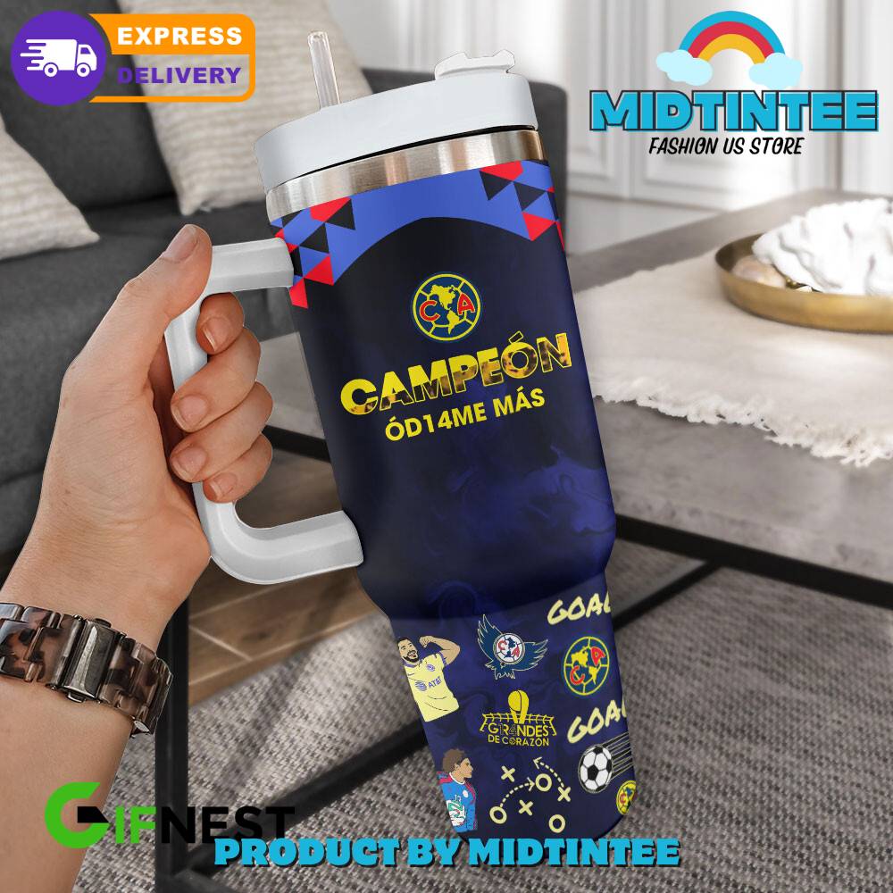 Club America Liga MX Champs Custom Stanley Cup 40 oz 30 oz Tumbler With HandleTVC2301904 - Image 2
